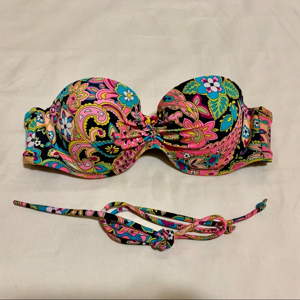Victoria’s Secret pattern hobo bikini top mix 34B